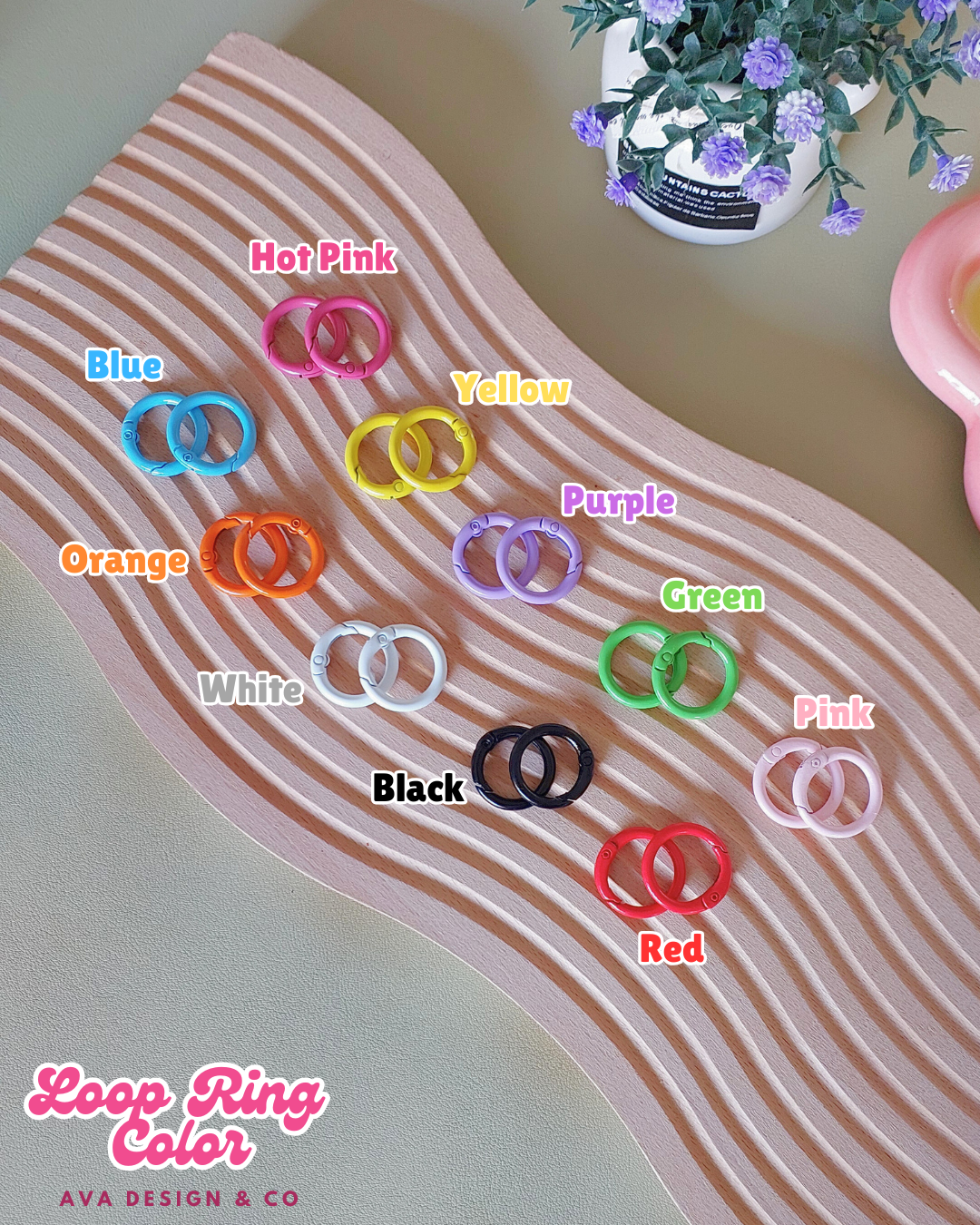 Personalized Mini Name Keychain – Metallic ✨